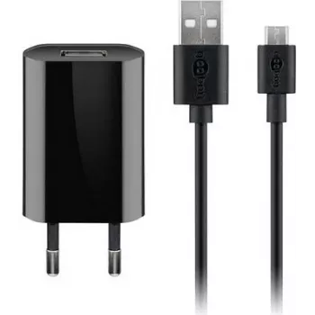 Goobay 44982 nabíjačka pre mobilné zariadenia interiérová čierna (44982)