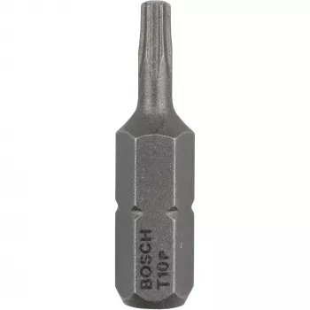 Bosch skrutkovací bit extra tvrdý, 3 ks, Torx, T10, oceľ, T10, 25 mm
