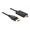 Adaptér video kábla DeLOCK 85318 DisplayPort na HDMI 3m čierny