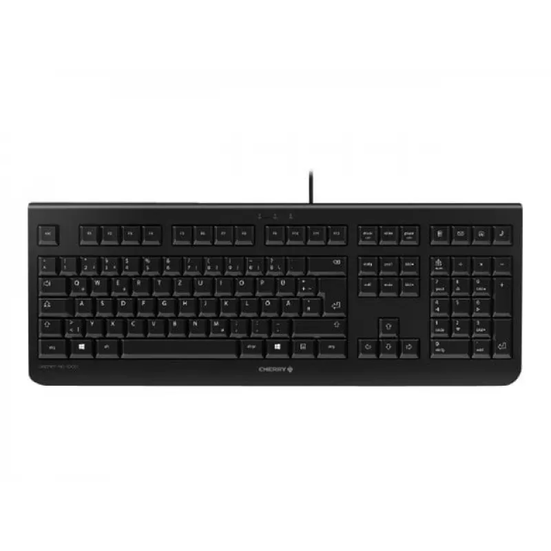 CHERRY KC 1000 Klávesnica Home USB švajčiarske rozloženie sivá