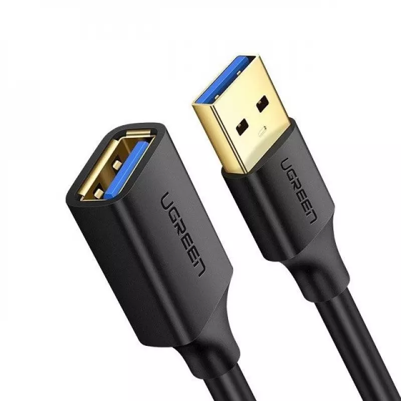 Ugreen predlžovací kábel adaptér USB 3.0 (konektor samica) na USB 3.0 (konektor samec) 2 m (čierny)