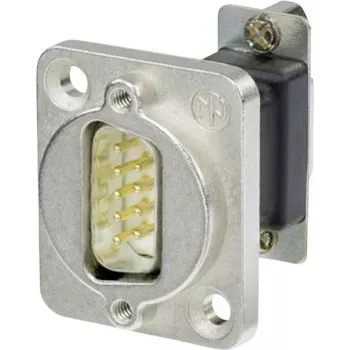 Neutrik NADB9MF káblový interface adaptér D-SUB čierny - strieborný (NADB9MF)