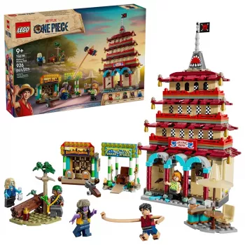 LEGO sada One Piece Arlong Park 75638 – 926 dielov, 5 minifigúrok, odporúčané od 9 rokov, detailná scéna