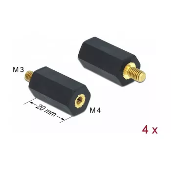 Montážna sada DeLOCK 60242 čierny plast