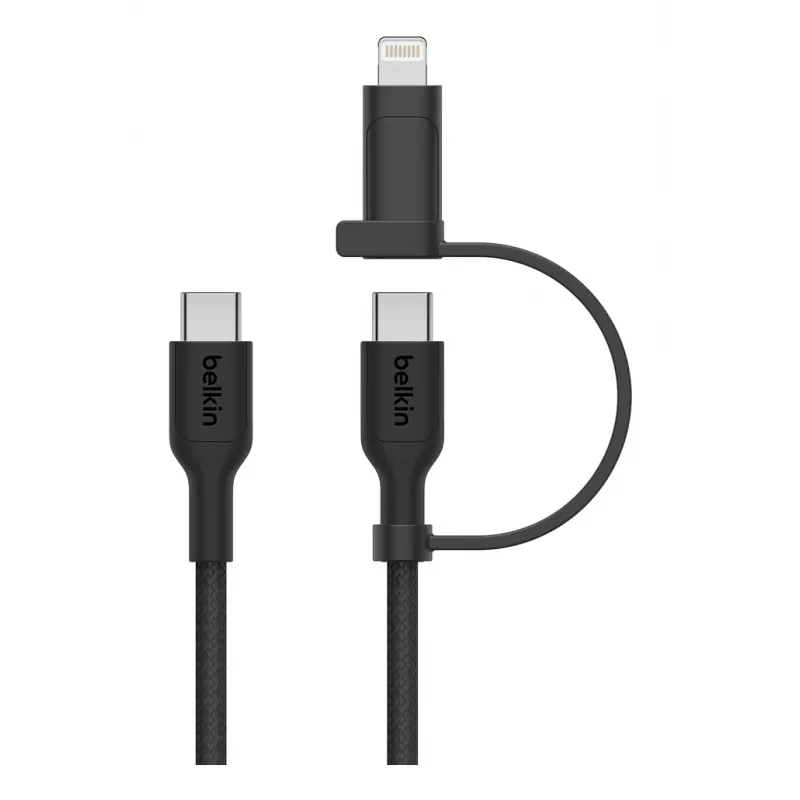 USB kábel Belkin BoostCharge Pro 1,5 m USB-C USB-C/Lightning čierny