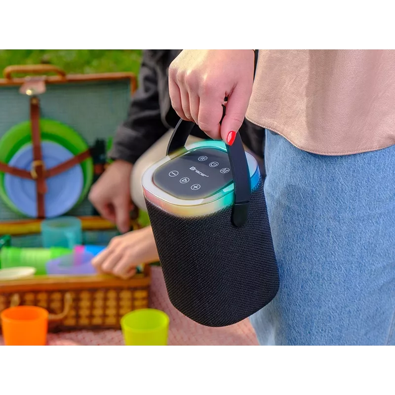 True Wireless Stereo Bluetooth slúchadlá TRACER TRAGLO47615 s RGB osvetlením