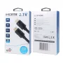 HDMI kábel v 2.1 Premium 3 m 8K čierny pre hráčov
