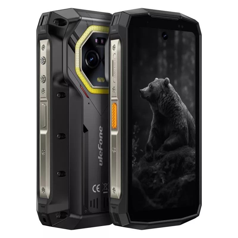 Ulefone Armor Mini 20 smartfón, 4,7 palca, Helio G99, 8GB RAM, 256GB, 6200 mAh, Android 14, čierny