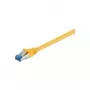 Wentronic Goobay CAT 6a patch kábel, S/FTP (PiMF), žltý, 2 m - LSZH bez halogénov, meď (93740)