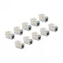DeLOCK Keystone modul 88120 plochý RJ-45 sivý 10 ks