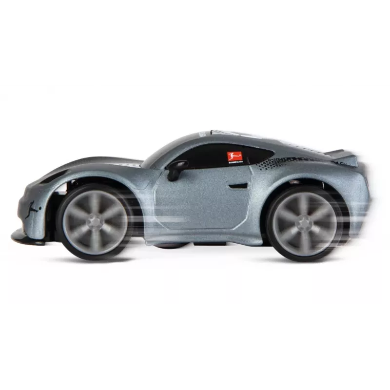 RC auto Bundesliga Mini RC 1:43 sivá