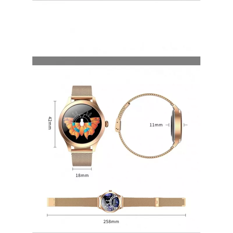Smartwatch MaxCom FW42 GOLD zlatá