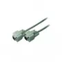 VGA kábel S/CONN 2 m VGA VGA (D-Sub) sivý