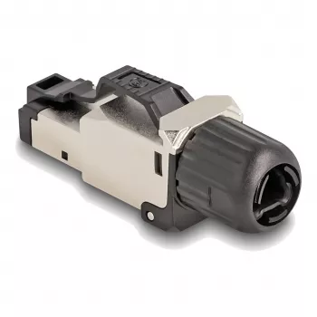 DeLOCK 86016 drôtový spoj RJ45/LSA čierna strieborná konektor samec