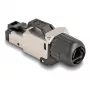 DeLOCK 86016 drôtový spoj RJ45/LSA čierna strieborná konektor samec