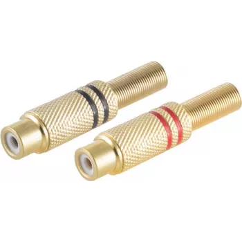 Káblový spoj RCA zlatý ShiverPeaks BS52021-SET