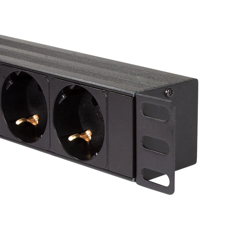 LogiLink – rozvod napájania (do racku) – 3500 Watt – vstup CEE 7/7 – výstupné konektory: 8 (2 x USB, 8 x CEE 7/7) – 1U – 4