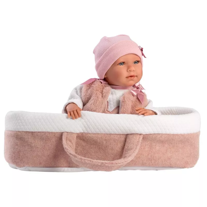 Llorens Mimi Rosa 42 cm — Llorens 74012, vinyl a textil, pohyblivé končatiny