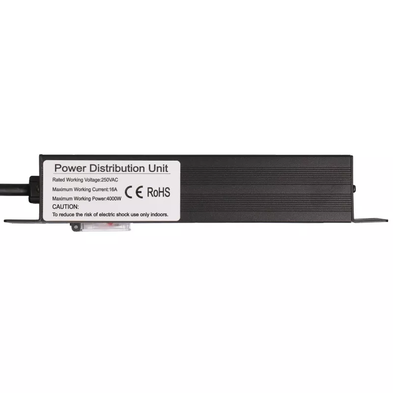 Extralink 10 1U 3 zásuvky EU Type Power PDU s vypínačom PDU 3-EU