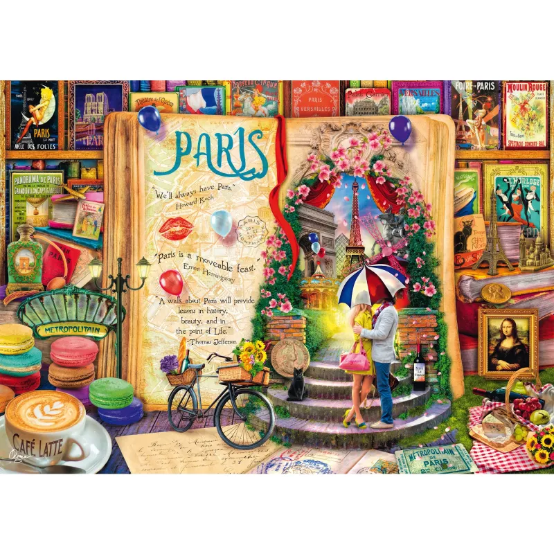 Puzzle schmidt spiele Aimee Stewart: Memories of Paris — 1000 dielikov