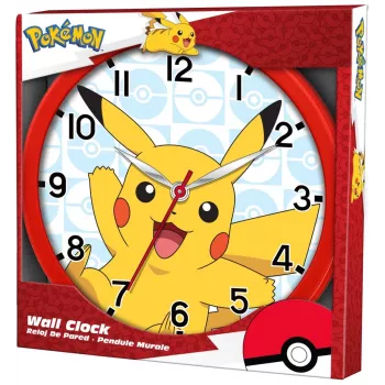 Nástenné hodiny Pokemon Pikachu 25cm