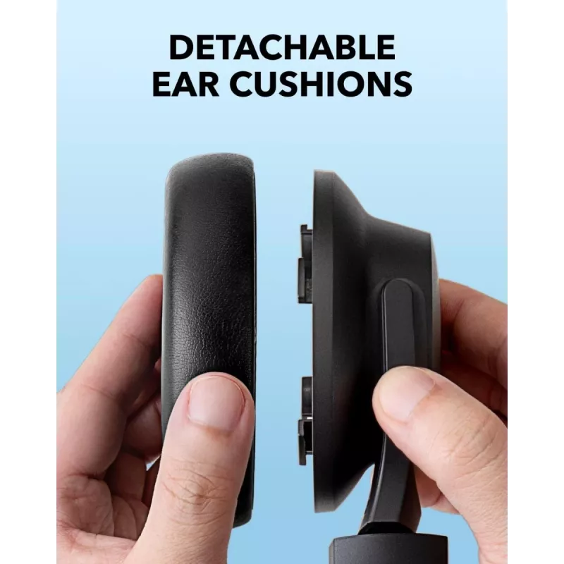 Náušné slúchadlá Anker Soundcore Q11i, Bluetooth 5.0, až 20 h batéria, vstavaný mikrofón, tmavosivá