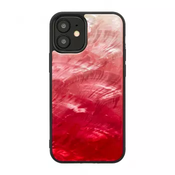 Ochranné puzdro iKins pre Apple iPhone 12 mini — Pink Lake s čiernymi akcentmi