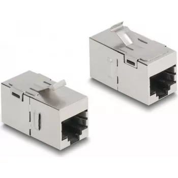 DeLOCK 87161 Keystone modul plochý kovový RJ-45