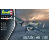 Plastový modelársky set REVELL Arado AR-240 mierka 1:72 — model lietadla na zostavenie