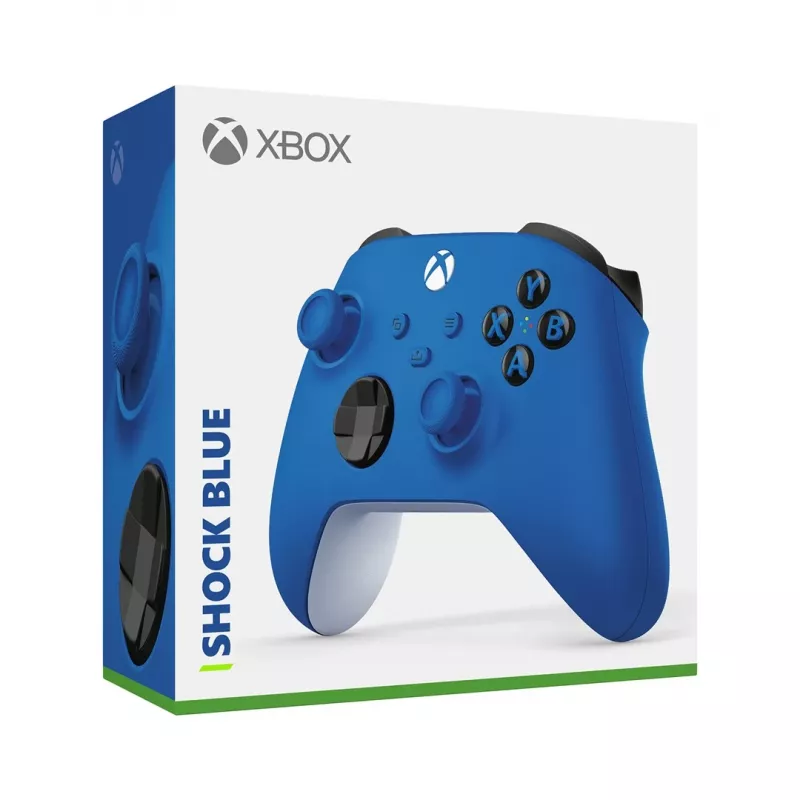 Microsoft Xbox Wireless Controller modrý, biely Bluetooth/USB Gamepad Analog/Digital Android, PC, Xbox One, Xbox One S, Xbox One X, Xbox Series S, Xbox Series X, iOS