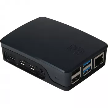 Raspberry puzdro originál pre 4B čierna/sivá (RPI4 CASE BLK/GRY)