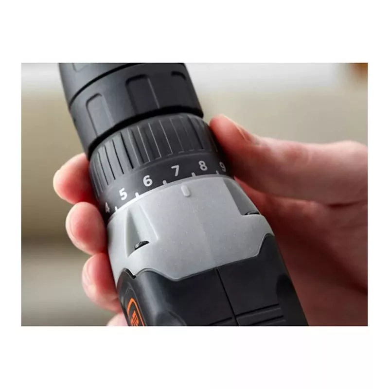 BLACK & DECKER | Akumulátorová vŕtačka so skrutkovačom | BCD001C2-QW | 18 V | 2x1,5 Ah | Lítium