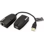 Value 12.99.1123 káblový adaptér USB-A - RJ-45 čierny (12.99.1123)