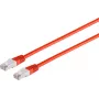 Sieťový kábel S/CONN 75725-HR červený 15 m Cat6 S/FTP
