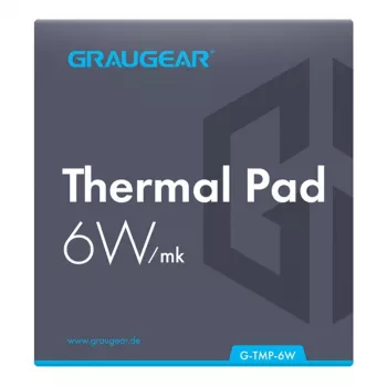 Tepelná podložka GrauGear G-TMP-6W 100×100×1 mm, tepelná vodivosť 6 W/m·K