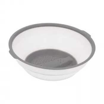 Kryt na potraviny JATA HACC4530 sivý biely okrúhly 26 cm