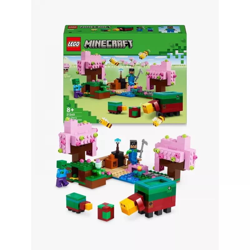Lego 21260 Minecraft Cherry Blossom Garden set