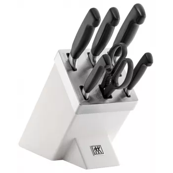 ZWILLING FOUR STAR 35148-207-0 sada kuchynských nožov/príborového bloku 7 ks biela