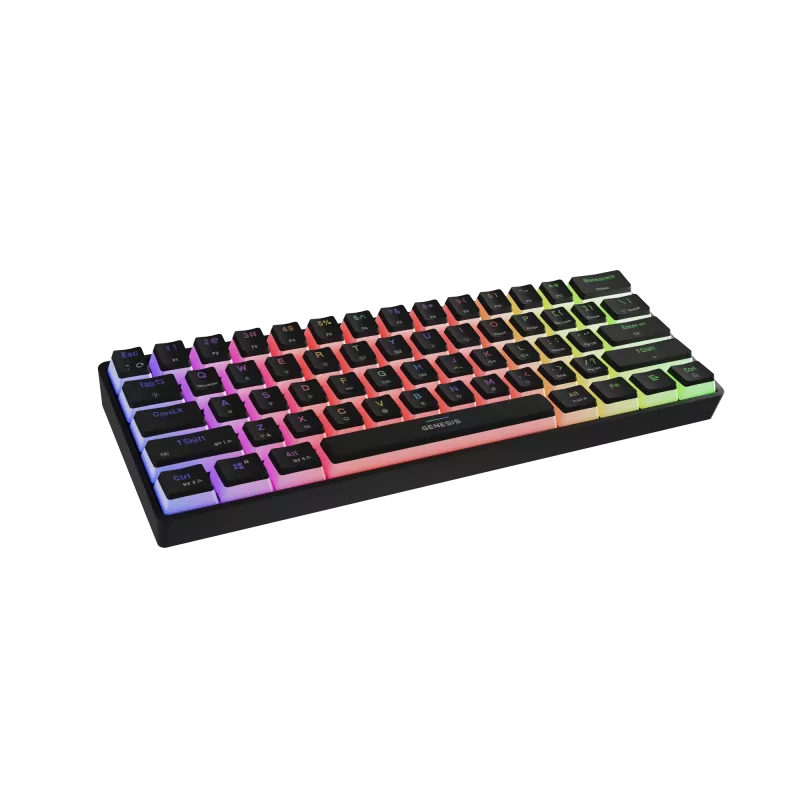 HERNÁ KLAVESNICA GENESIS THOR 660 G2 US BLACK WIRELESS RGB MECHANICAL GATERON BROWN