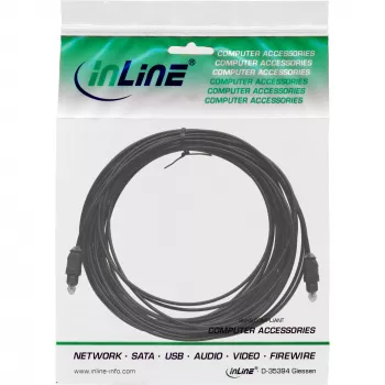 InLine optický audio kábel Toslink konektor samec / konektor samec 2 m, modrý