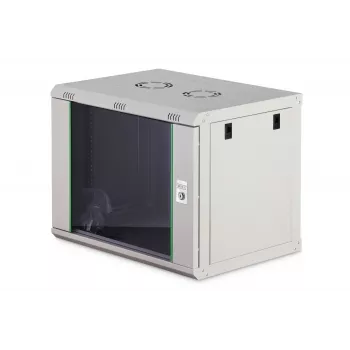 Nástenný 9U rack DIGITUS Dynamic-N DN-37104, 600 x 450 mm, IP20, zámok na kľúč, nezmontovaný