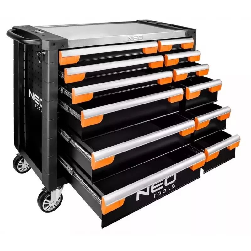 Dielenská skriňa NEO tools PRO 12 zásuviek 84-225, robustné úložisko z ocele pre náradie