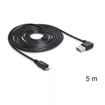 USB kábel DeLOCK USB 2.0 5m USB A Micro-USB B čierny