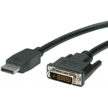 Video káblový adaptér VALUE 11.99.5619 1,5 m DisplayPort na DVI čierny