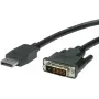 Video káblový adaptér VALUE 11.99.5619 1,5 m DisplayPort na DVI čierny