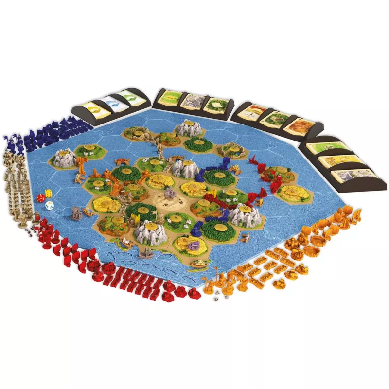 Spoločenská hra Kosmos KOO Catan 3D – Seefahrer + Städte & Ritter rozširujúca sada