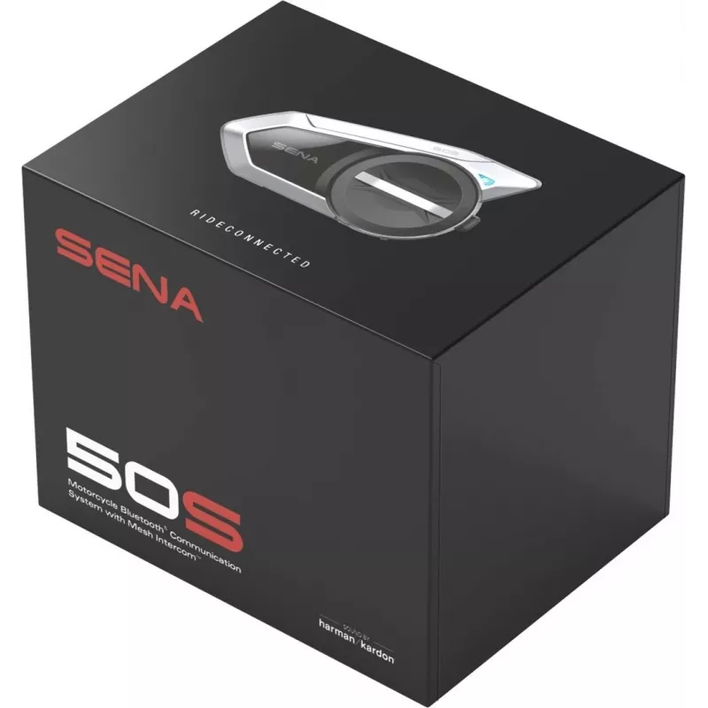 Motocyklová Bluetooth interkom Sena 50S-10 — Bluetooth interkom pre prilby, Sena 50S-10