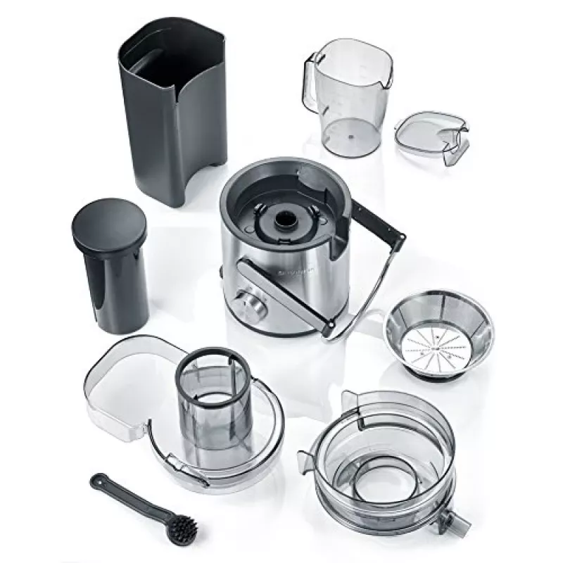Severin ES 3570 odšťavovač, 800 W, 1,1 l, nerezová oceľ/čierna