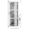 Thermaltake AX500 Grand Tour E-ATX skriňa s bočným skleneným oknom (biela)