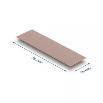 Termálna podložka DeLOCK 18479 3 W/m·K ružová 20x70x0,75 mm